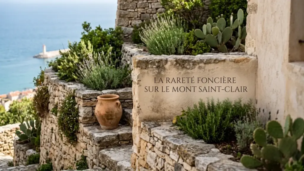 La rarete fonciere sur le mont Saint Clair